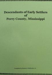 Cover of: Descendants of early settlers of Perry County, Mississippi