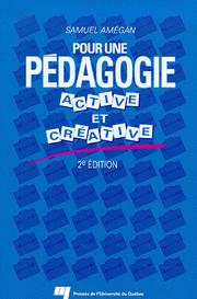 Cover of: Pour une pédagogie active et créative