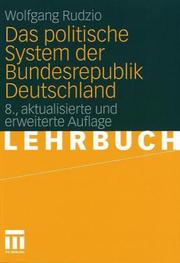 Cover of: Das politische System der Bundesrepublik Deutschland