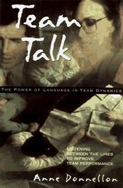 Cover of: Team talk: the power of language in team dynamics