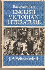Cover of: Backgrounds of English Victorian literature