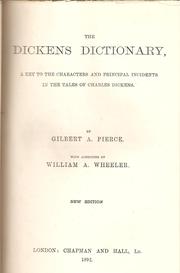 Cover of: The Dickens Dictionary by 