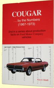 Cougar --by the numbers (1967-1973) by Kevin Marti