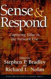 Cover of: Sense & respond: capturing value in the network era