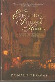 Cover of: The Execution of Sherlock Holmes by Donald Thomas