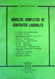 Cover of: MODELOS COMPLETOS DE CONTRATOS LABORALES