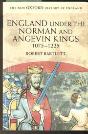 Cover of: England under the Norman and Angevin Kings by 