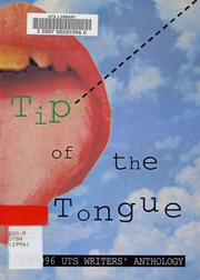 Cover of: Tip of the tongue