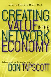 Cover of: Creating Value in the Network Economy