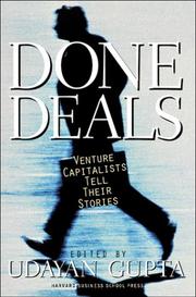 Cover of: Done Deals: Venture Capitalists Tell Their Stories