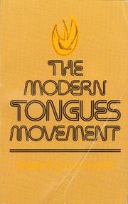 Cover of: The Modern Tongues Movement by 