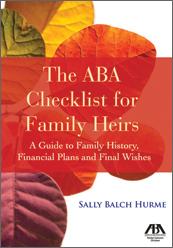 The ABA checklist for family heirs