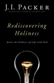 Cover of: Rediscovering holiness