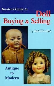 Cover of: Insider's guide to doll buying & selling : buying, selling & collecting tips