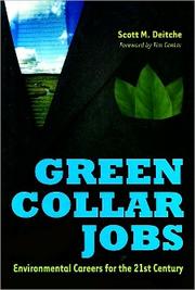 Cover of: Green collar jobs: environmental careers for the 21st century