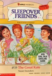 Cover of: The Great Kate (Sleep Over Friends, No 19)