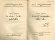 Letto-preussische Götterlehre by Wilhelm Mannhardt