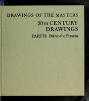 Cover of: 20th century drawings. by Una E. Johnson