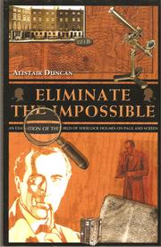 Cover of: Eliminate the Impossible by 