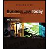 Cover of: Business Law Today: The Essentials