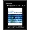 Cover of: Principles of Managerial Finance, Brief by Lawrence J. Gitman, Gitman, Lawrence J.