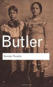 Cover of: Gender Trouble by Judith Butler