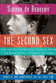 Cover of: The second sex by Simone de Beauvoir