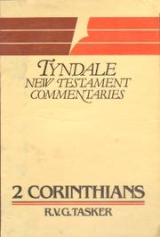 Cover of: 2nd Epistle of Paul to the Corinthians (Tyndale Bible Commentaries) by Randolph V. Tasker