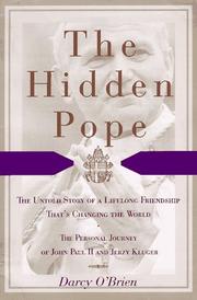The hidden pope by Darcy O'Brien