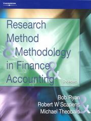 Cover of: Research method and methodology in finance and accounting