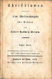 Christblumen by Albert Ludwig Grimm