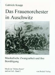 Cover of: Das Frauenorchester in Auschwitz by Gabriele Knapp