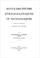 Cover of: Revue des Études ethnographiques et sociologiques