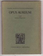 Cover of: Opus aureum