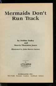 Cover of: Mermaids dont run track by Debbie Dadey