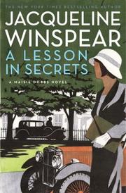 Cover of: A Lesson in Secrets: Maisie Dobbs #8