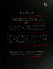 Cover of: The complete book of retirement secrets by 