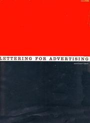 Lettering for advertising by Mortimer Leach