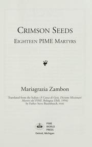Cover of: Crimson seeds