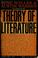 Cover of: Theory of literature