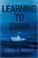 Cover of: Learning to swim