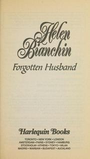 Cover of: Forgotten Husband (Top Author) by Helen Bianchin