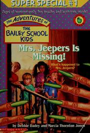 Cover of: Mrs. Jeepers Is Missing
