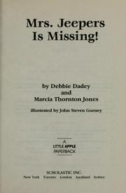 Cover of: Mrs. Jeepers is missing by Debbie Dadey
