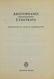 Cover of: Lysistrata (Classic, 60s)