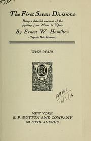 Cover of: The first seven divisions by Hamilton, Ernest Lord