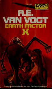 Cover of: Earth Factor X by A. E. van Vogt