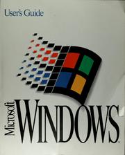 Cover of: User's guide: Microsoft Windows operating system version 3.1.