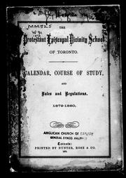 Cover of: Calendar, course of study, and rules and regulations, 1879-1880