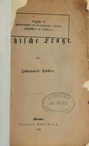Cover of: Ethische Frage